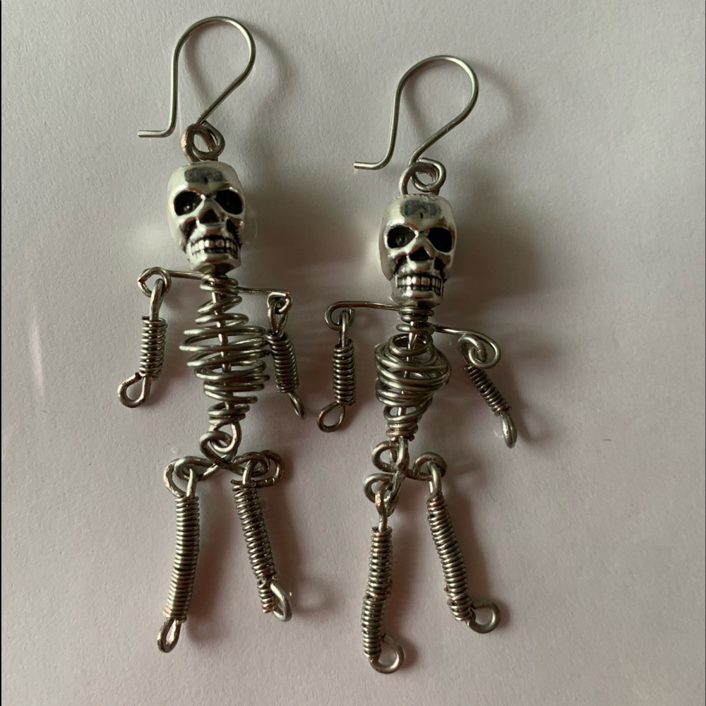 dancing Skeleton earrings